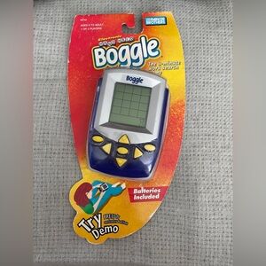 Vintage Boggle Hasbro Parker Brothers Hand Held Electronic Game BRAND NEW SEALED